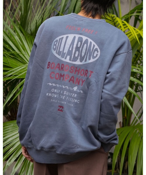 BILLABONG(ビラボン)の「BILLABONG メンズ FISHERMANS トレーナー 【2025年秋冬モデル】 @autumn /ビラボンバックプリントプルオーバースウェットトレーナー(スウェット・メンズ・ブルー系その他/クリーム/ブラック・X-LARGE/LARGE/MEDIUM)」の3枚目の写真