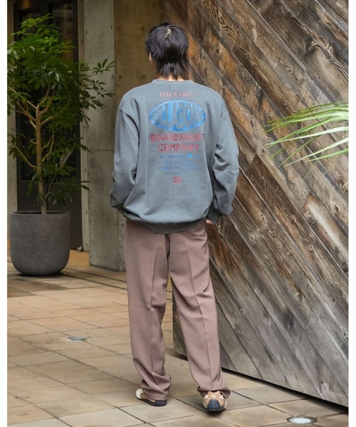 BILLABONG(ビラボン)の「BILLABONG メンズ FISHERMANS トレーナー 【2025年秋冬モデル】 @autumn /ビラボンバックプリントプルオーバースウェットトレーナー(スウェット・メンズ・ブルー系その他/クリーム/ブラック・X-LARGE/LARGE/MEDIUM)」の5枚目の写真