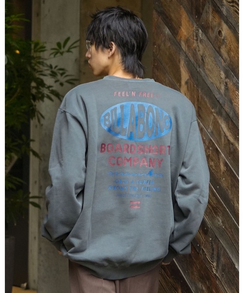 BILLABONG(ビラボン)の「BILLABONG メンズ FISHERMANS トレーナー 【2025年秋冬モデル】 @autumn /ビラボンバックプリントプルオーバースウェットトレーナー(スウェット・メンズ・ブルー系その他/クリーム/ブラック・X-LARGE/LARGE/MEDIUM)」の9枚目の写真