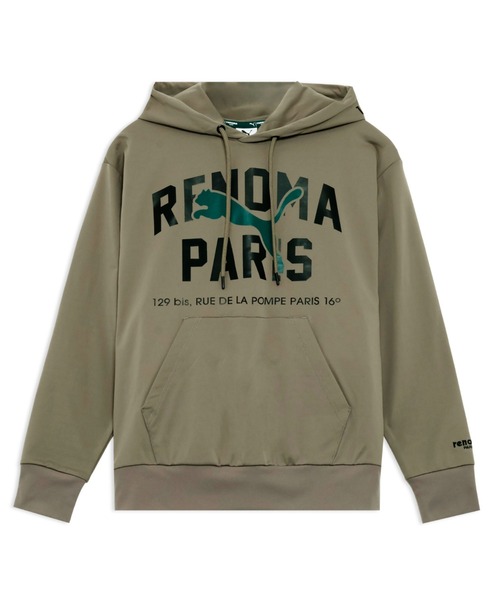 PUMA(プーマ)の「PUMA プーマ メンズ ゴルフ PUMA x renoma golf プリント フーディ(パーカー・メンズ・ブラック/ブルー系その他・X-LARGE/SMALL/MEDIUM/LARGE)」の2枚目の写真