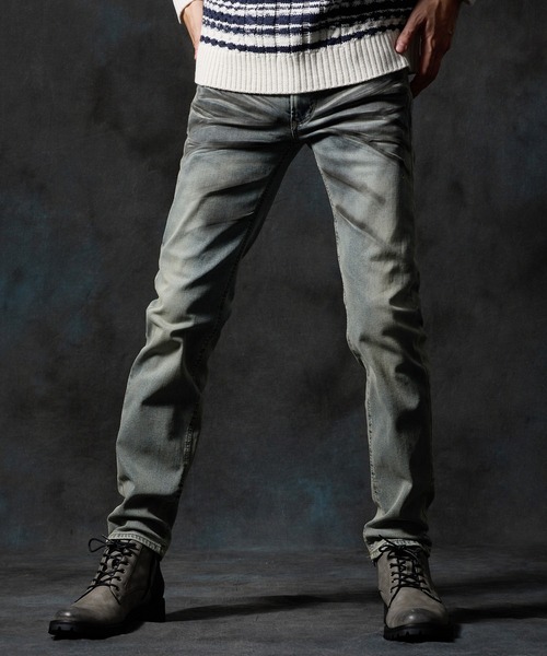 HIDEAWAYS NICOLE（ハイダウェイニコル）の「ハイパーストレッチ裏起毛デニムパンツ（デニムパンツ・メンズ・ブルー/インディゴブルー/ブラック/ブルー系その他・X-LARGE/LARGE/MEDIUM/SMALL）」の3枚目の写真