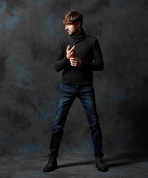 HIDEAWAYS NICOLE（ハイダウェイニコル）の「ハイパーストレッチ裏起毛デニムパンツ（デニムパンツ・メンズ・ブルー/インディゴブルー/ブラック/ブルー系その他・X-LARGE/LARGE/MEDIUM/SMALL）」の8枚目の写真