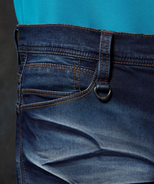 HIDEAWAYS NICOLE（ハイダウェイニコル）の「ハイパーストレッチ裏起毛デニムパンツ（デニムパンツ・メンズ・ブルー/インディゴブルー/ブラック/ブルー系その他・X-LARGE/LARGE/MEDIUM/SMALL）」の16枚目の写真