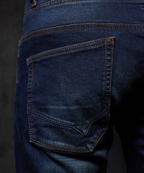 HIDEAWAYS NICOLE（ハイダウェイニコル）の「ハイパーストレッチ裏起毛デニムパンツ（デニムパンツ・メンズ・ブルー/インディゴブルー/ブラック/ブルー系その他・X-LARGE/LARGE/MEDIUM/SMALL）」の17枚目の写真