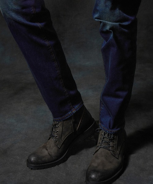 HIDEAWAYS NICOLE（ハイダウェイニコル）の「ハイパーストレッチ裏起毛デニムパンツ（デニムパンツ・メンズ・ブルー/インディゴブルー/ブラック/ブルー系その他・X-LARGE/LARGE/MEDIUM/SMALL）」の18枚目の写真