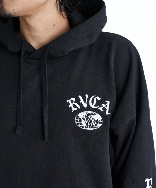 RVCA(ルーカ)の「RVCA メンズ VA WORLD WIDE HD パーカー 【2025年秋冬モデル】 @autumn/ルーカプルオーバーパーカー・フーディー(パーカー・メンズ・ヘザーグレー/ブラック/ホワイト系その他・SMALL/MEDIUM/LARGE/X-LARGE)」の13枚目の写真