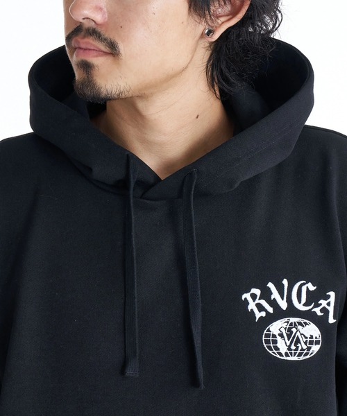 RVCA(ルーカ)の「RVCA メンズ VA WORLD WIDE HD パーカー 【2025年秋冬モデル】 @autumn/ルーカプルオーバーパーカー・フーディー(パーカー・メンズ・ヘザーグレー/ブラック/ホワイト系その他・SMALL/MEDIUM/LARGE/X-LARGE)」の14枚目の写真