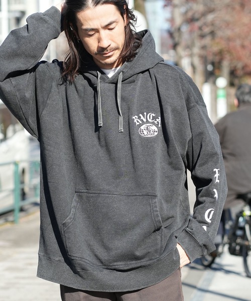RVCA(ルーカ)の「RVCA メンズ VA WORLD WIDE HD パーカー 【2025年秋冬モデル】 @autumn/ルーカプルオーバーパーカー・フーディー(パーカー・メンズ・ヘザーグレー/ブラック/ホワイト系その他・SMALL/MEDIUM/LARGE/X-LARGE)」の22枚目の写真