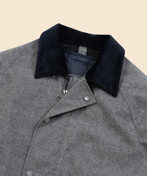 BROOKS BROTHERS(ブルックスブラザーズ)の「ポリエステル キルティングライナー ハンティングコート(その他アウター・メンズ・ネイビー/グレー・LARGE/SMALL/MEDIUM)」の6枚目の写真
