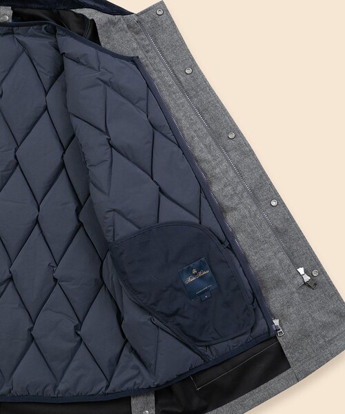 BROOKS BROTHERS(ブルックスブラザーズ)の「ポリエステル キルティングライナー ハンティングコート(その他アウター・メンズ・ネイビー/グレー・LARGE/SMALL/MEDIUM)」の8枚目の写真