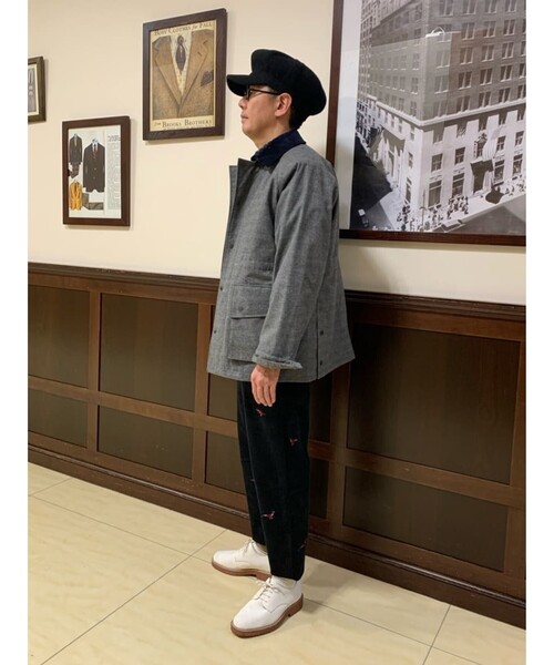 BROOKS BROTHERS(ブルックスブラザーズ)の「ポリエステル キルティングライナー ハンティングコート(その他アウター・メンズ・ネイビー/グレー・LARGE/SMALL/MEDIUM)」の13枚目の写真