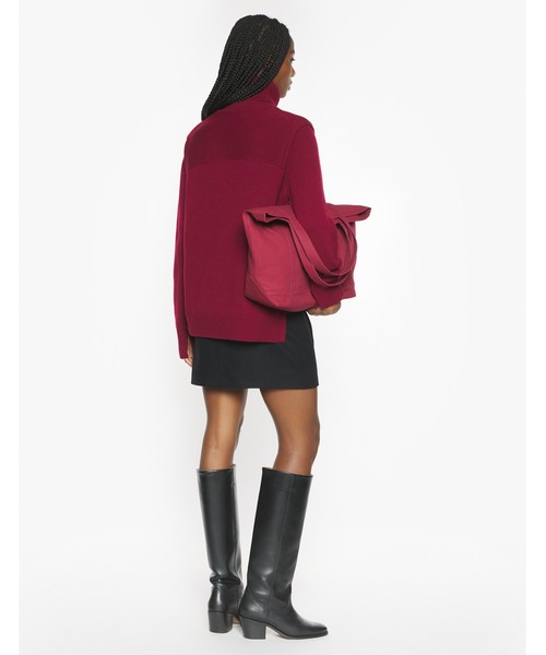 Maison Kitsune（メゾンキツネ）の「MINI WOOL SKIRT（スカート・レディース・ブラック・34/36/38/40/42）」の4枚目の写真