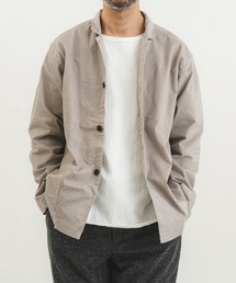 quadro | コンパクトチノストレッチテーラーシームポケジャケット(カバーオール)