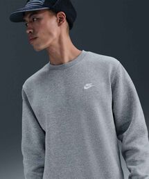 ナイキ クラブ メンズ フリース クルー / Nike Club Men's Fleece Crew FN3887-063 Dark Grey Heather