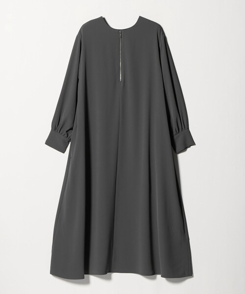 A DAY IN THE LIFE UNITED ARROWS(アデイインザライフユナイテッドアローズ)の「フロントジップ ロングワンピース <A DAY IN THE LIFE>(ワンピース・レディース・ダークグレー/その他1/モカ・FREE)」の2枚目の写真