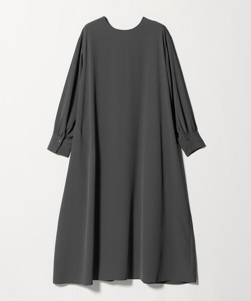 A DAY IN THE LIFE UNITED ARROWS(アデイインザライフユナイテッドアローズ)の「フロントジップ ロングワンピース <A DAY IN THE LIFE>(ワンピース・レディース・ダークグレー/その他1/モカ・FREE)」の4枚目の写真