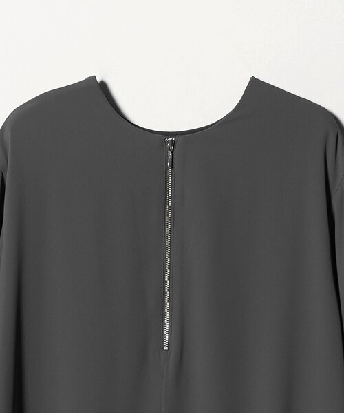 A DAY IN THE LIFE UNITED ARROWS(アデイインザライフユナイテッドアローズ)の「フロントジップ ロングワンピース <A DAY IN THE LIFE>(ワンピース・レディース・ダークグレー/その他1/モカ・FREE)」の5枚目の写真