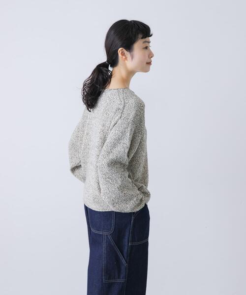 かぐれ（カグレ）の「テープヤーンボートネックニット（ニット