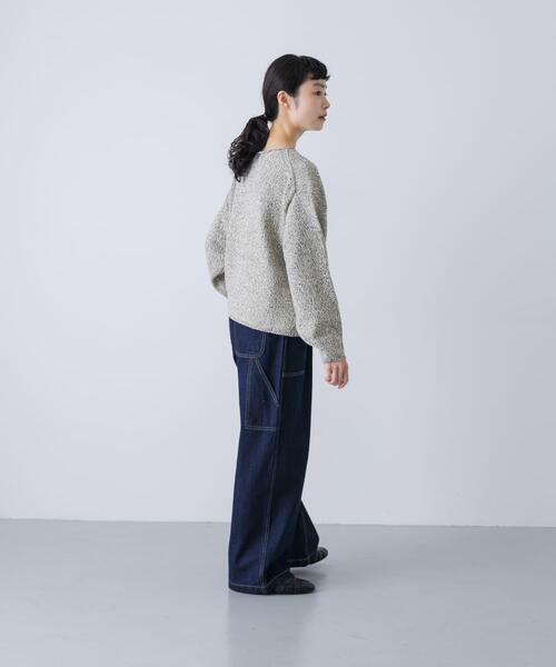 かぐれ（カグレ）の「テープヤーンボートネックニット（ニット