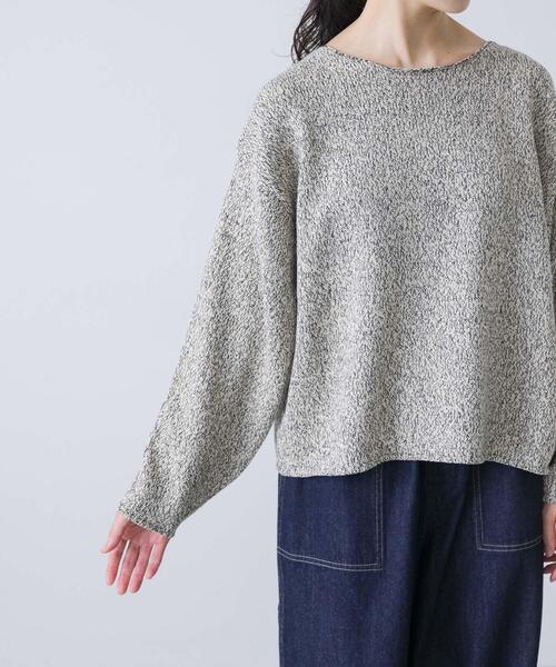 かぐれ（カグレ）の「テープヤーンボートネックニット（ニット