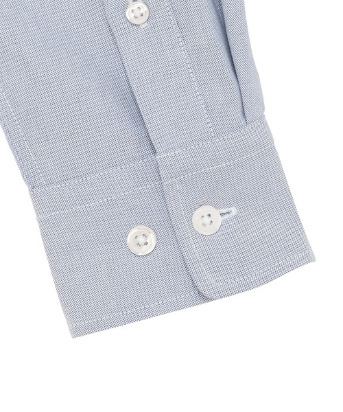 TOKYO SHIRTS（トウキョウシャツ）の「フレンチブルドッグ刺繍 オックスフォードシャツ（シャツ/ブラウス・メンズ・ブルー・LL/L/M）」の4枚目の写真