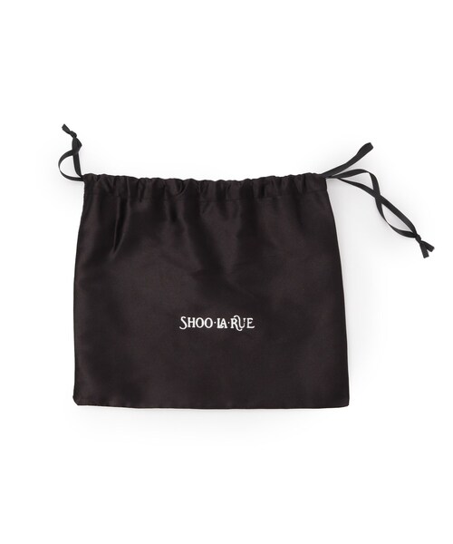 SHOO・LA・RUE（シューラルー）の「【セレモニー】巾着付折り畳みスリッパ（ルームシューズ/スリッパ・レディース・ブラック・00）」の7枚目の写真