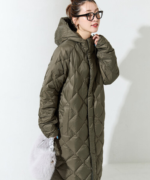 限定展開 TAION/タイオン CITY PACKABLE HOOD LONG DOWN JKT/シティ