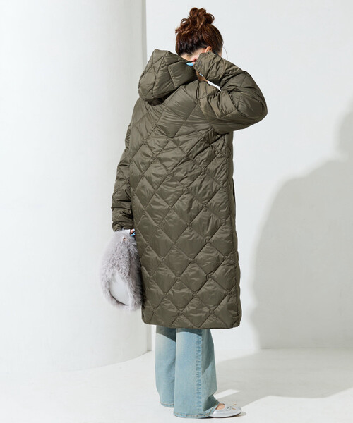 限定展開 TAION/タイオン CITY PACKABLE HOOD LONG DOWN JKT/シティ