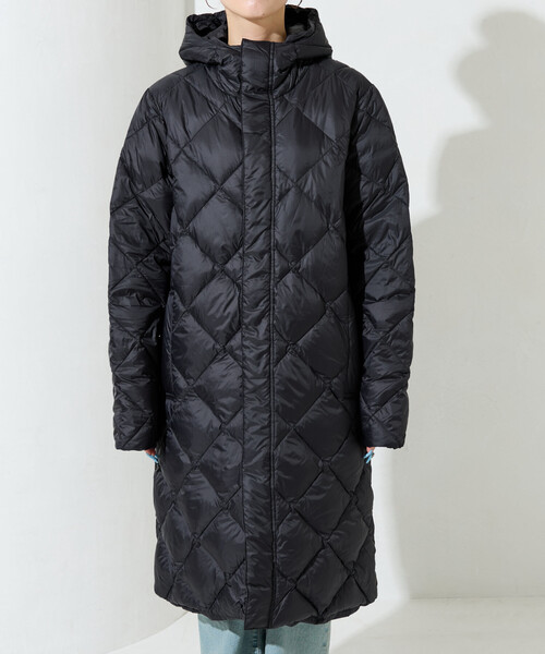 限定展開 TAION/タイオン CITY PACKABLE HOOD LONG DOWN JKT/シティ