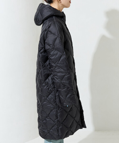 セール】限定展開 TAION/タイオン CITY PACKABLE HOOD LONG DOWN JKT
