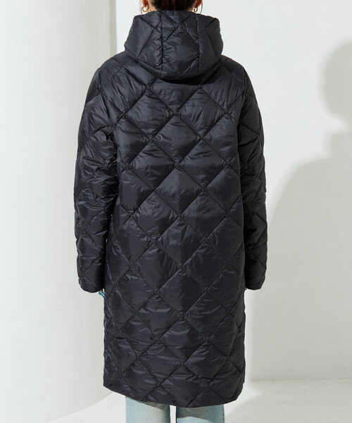セール】限定展開 TAION/タイオン CITY PACKABLE HOOD LONG DOWN JKT