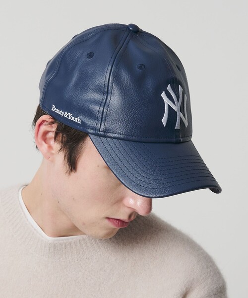 別注】＜NEW ERA＞9TWENTY レザーライク キャップ（キャップ）｜NEW