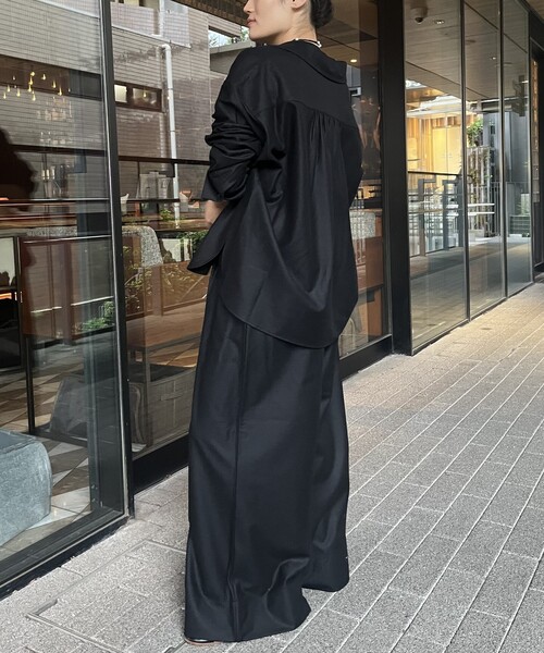 IENA LA BOUCLE（イエナラブークル）の「IENA LA BOUCLE ウールジャージイージーパンツ（その他パンツ・レディース・ブラック/グレー・36/38）」の6枚目の写真