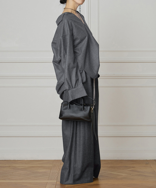 IENA LA BOUCLE（イエナラブークル）の「IENA LA BOUCLE ウールジャージイージーパンツ（その他パンツ・レディース・ブラック/グレー・36/38）」の14枚目の写真