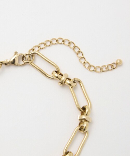 green label relaxing（グリーンレーベルリラクシング）の「【WEB限定】デザインチェーン ブレスレット（ブレスレット・レディース・シルバー/ゴールド・FREE）」の9枚目の写真