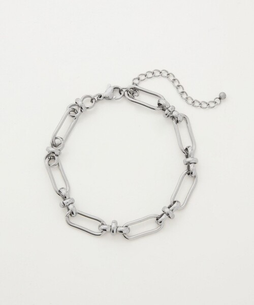 green label relaxing（グリーンレーベルリラクシング）の「【WEB限定】デザインチェーン ブレスレット（ブレスレット・レディース・シルバー/ゴールド・FREE）」の11枚目の写真