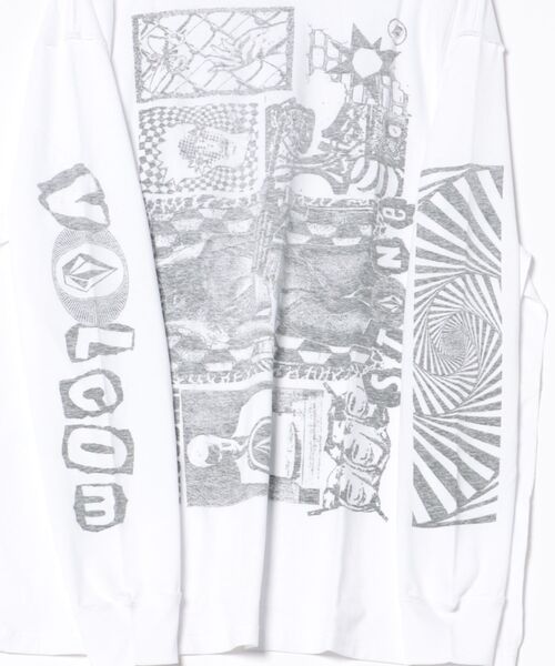 VOLCOM（ボルコム）の「VOLCOM POVJ LST/ボルコム長袖ロンT（Tシャツ/カットソー・メンズ・ホワイト・SMALL/MEDIUM/LARGE/X-LARGE）」の3枚目の写真