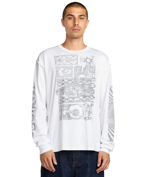 VOLCOM（ボルコム）の「VOLCOM POVJ LST/ボルコム長袖ロンT（Tシャツ/カットソー・メンズ・ホワイト・SMALL/MEDIUM/LARGE/X-LARGE）」の12枚目の写真
