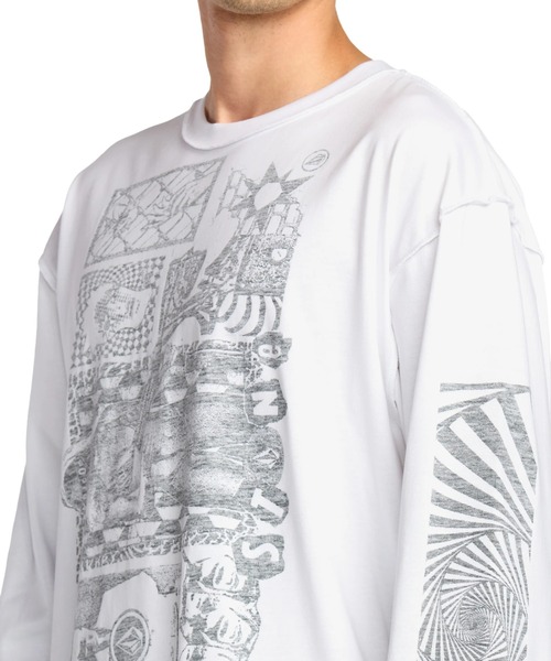 VOLCOM（ボルコム）の「VOLCOM POVJ LST/ボルコム長袖ロンT（Tシャツ/カットソー・メンズ・ホワイト・SMALL/MEDIUM/LARGE/X-LARGE）」の10枚目の写真