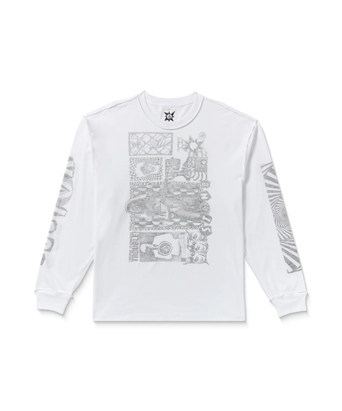 VOLCOM（ボルコム）の「VOLCOM POVJ LST/ボルコム長袖ロンT（Tシャツ/カットソー・メンズ・ホワイト・SMALL/MEDIUM/LARGE/X-LARGE）」の6枚目の写真
