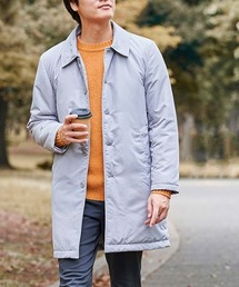 AOYAMA（アオヤマ）の「「木に実るダウン」軽くて暖かいKAPOK！ステンカラーコート（ステンカラーコート）」