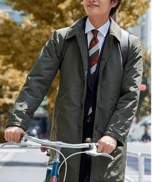 AOYAMA（アオヤマ）の「「木に実るダウン」軽くて暖かいKAPOK！ステンカラーコート（ステンカラーコート）」