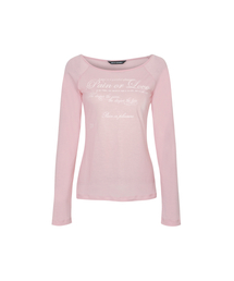 PAINORPLEASURE（ペインオアプレジャー）の「FOG LOOSE TOP pink（Tシャツ/カットソー）」