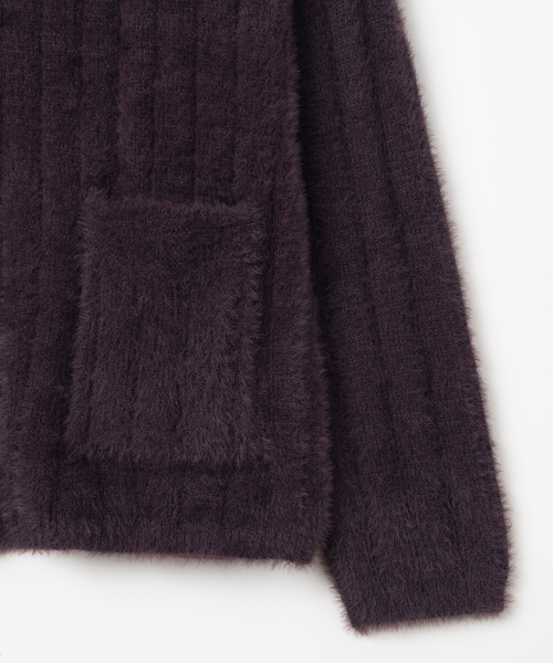 Millo Archive（ミロ アーカイブ）の「ニューブラシドカーディガン [バイオレット]（カーディガン/ボレロ・メンズ・その他・LARGE/X-LARGE）」の4枚目の写真