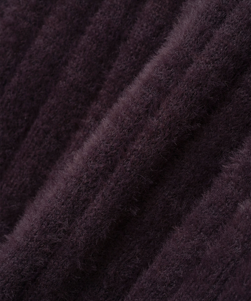 Millo Archive（ミロ アーカイブ）の「ニューブラシドカーディガン [バイオレット]（カーディガン/ボレロ・メンズ・その他・LARGE/X-LARGE）」の5枚目の写真