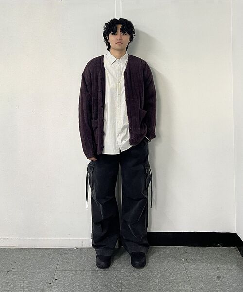 Millo Archive（ミロ アーカイブ）の「ニューブラシドカーディガン [バイオレット]（カーディガン/ボレロ・メンズ・その他・LARGE/X-LARGE）」の10枚目の写真