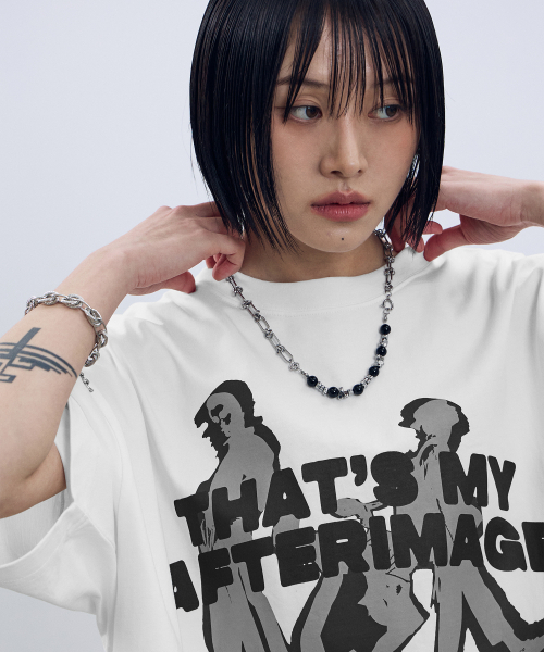 F.ILLUMINATE(フィルミネイト)の「モーションゴーストTシャツ - ホワイト(Tシャツ/カットソー・レディース・その他・SMALL/MEDIUM/LARGE)」の3枚目の写真