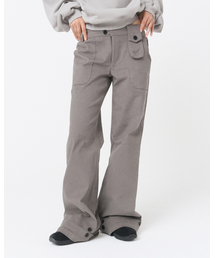 Miseki SEOUL（ミセキソウル）の「Mini pocket button pants GREY（その他パンツ）」