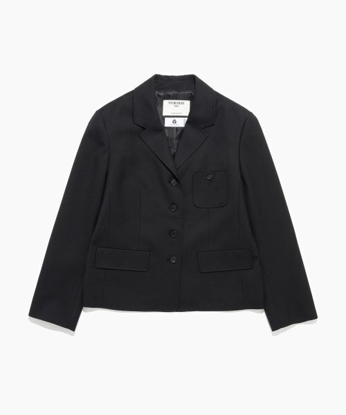 TTUDEMENT(トュードメント)の「VINTAGE WOOL JACKET BLACK(テーラードジャケット・レディース・その他・SMALL/MEDIUM)」の3枚目の写真