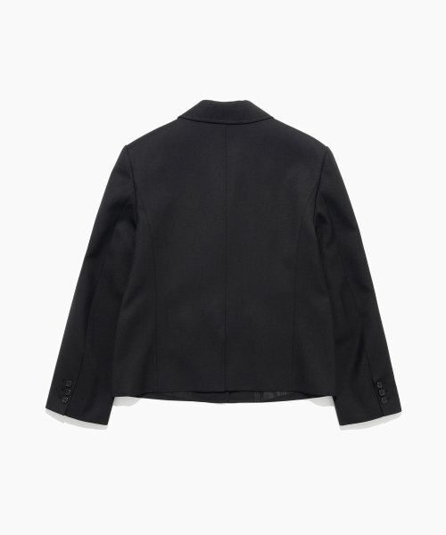 TTUDEMENT(トュードメント)の「VINTAGE WOOL JACKET BLACK(テーラードジャケット・レディース・その他・SMALL/MEDIUM)」の4枚目の写真